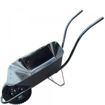 Talicska fekete tömör kerékkel 60L-es puttonnyal