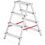 Két oldalt járható alu fellépő 2x4 fokos