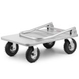 Kézi kocsi, raktárkocsi, összecsukható 500kg teherbírással