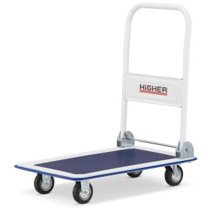 Kézi kocsi, raktárkocsi, összecsukható 150kg teherbírással 