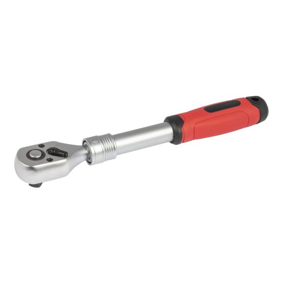 Quatros teleszkópos racsnis hajtókar 3/8", 72 fogas, QS50013