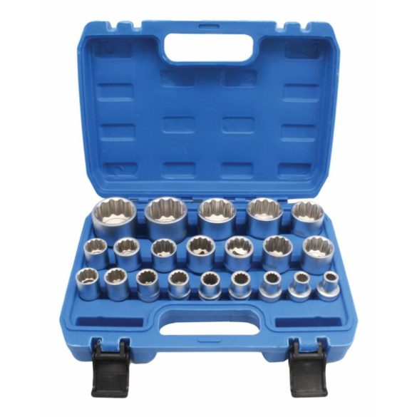 Dugókulcs készlet 12 szögű 1/2″ 8-36mm 21 részes
