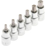 Imbusz bit dugókulcs készlet 1/2″ 5-22mm 12 részes (S-90277)