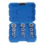 E-torx dugókulcs készlet 1/2″ E10-E24 9 részes
