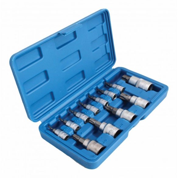 Torx plus bit dugókulcs készlet 1/4″, 3/8″, 1/2″ 12 részes