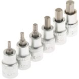 Imbusz bit dugókulcs készlet 1/2″ 4-12mm 12 részes (S-SH1212L)