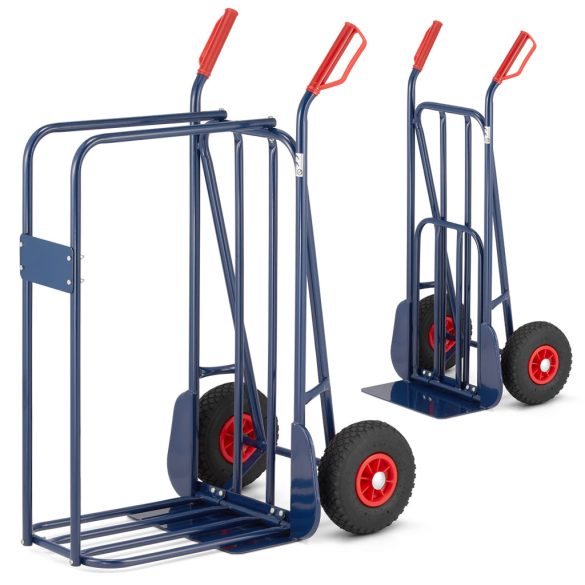 Molnárkocsi lenyitható platós 280kg teherbírással